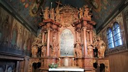 oltár, Tvrdošín, drevený kostol
