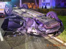 košice, accident, alcohol behind the wheel