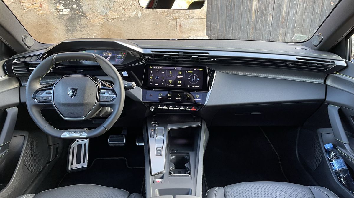 The interior of the car is practically identical to...