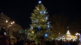 Bratislava Vianočné Trhy Rozsvietenie stromček