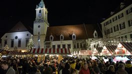 Bratislava Vianočné Trhy Rozsvietenie Stromček