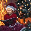kniha, darček, Vianoce, dieťa