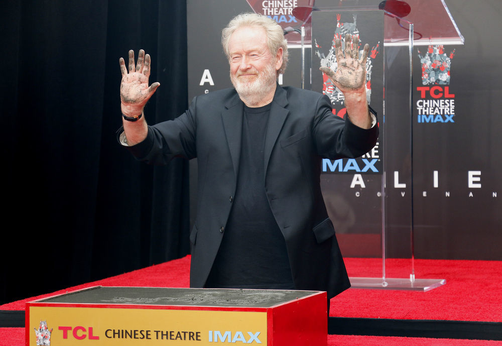Uznávaný režisér a producent Ridley Scott.