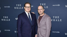 Brendan Fraser (vľavo) a režisér Darren Aronofsky