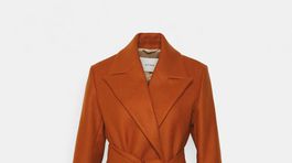 Dámsky kabát v škoricovej farbe Ivy Oak