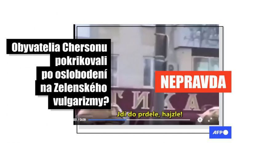 HOAX Zelenskyj Cherson Video