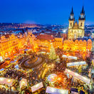 Vianoce, adventné trhy, vianočný trh, Praha, stánky, punč,