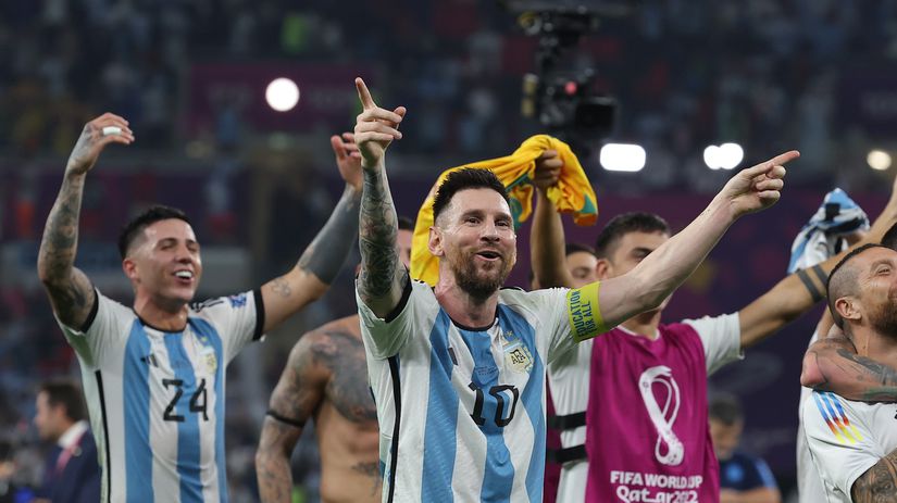 Messi dirigoval hru i oslavy. 