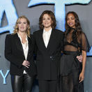 Zľava: Herečky Kate Winslet, Sigourney Weaver a Zoe Saldana.