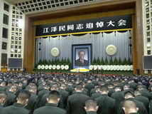 Čína Peking prezident Ťiang Ce-min rozlúčka