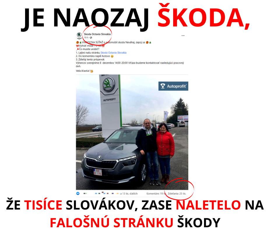 To, že ide o podvod, sa dá odhaliť podľa...