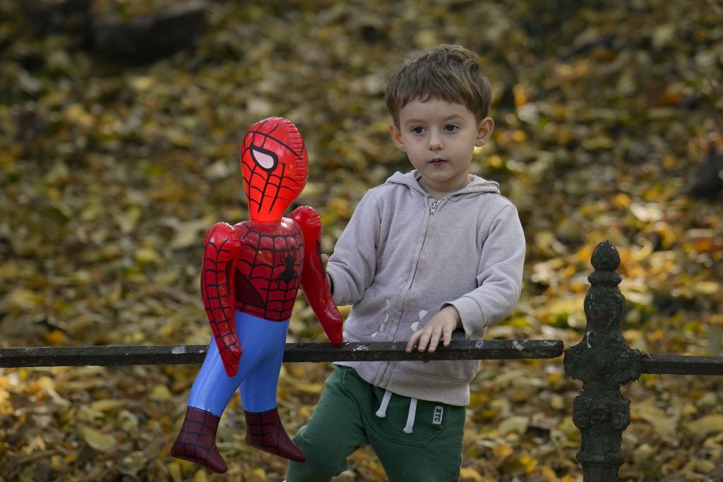 Rumunsko, chlapec, dieťa, Spiderman