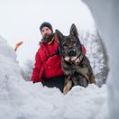 zima, sneh, lavína, horská záchranná služba,...