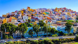 Mesto Las Palmas na ostrove Gran Canaria.