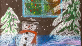 kresba moje najkrajšie vianoce 2022,nina matejovska