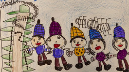 kresba moje najkrajšie vianoce 2022, tamara murínová