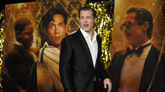 Brad Pitt na premiére novinky "Babylon" v Los...