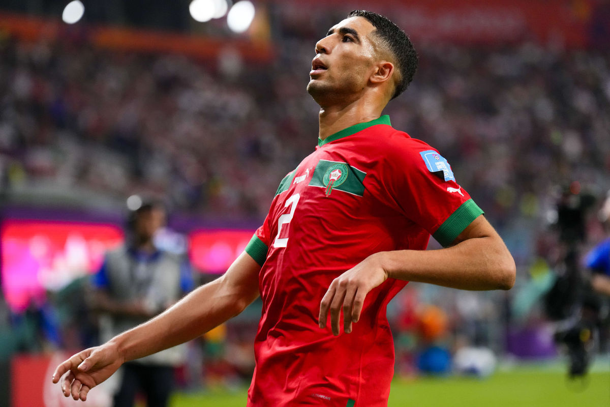 Achraf Hakimi v drese Maroka.