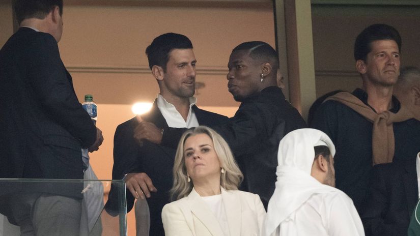 Bývalá svetová tenisová jednotka Novak Djokovič...