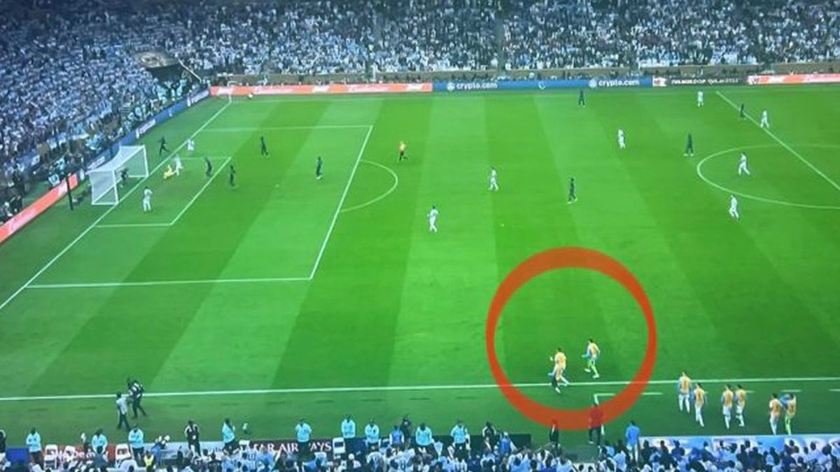 Strih z TV počas momentu, keď Lionel Messi...