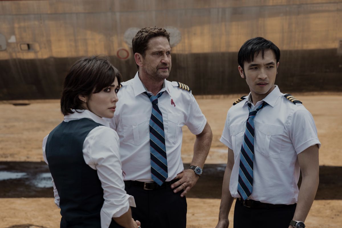 Gerard Butler ako pilot Brodie Torrance v...