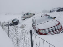 sneh, počasie, Michigan