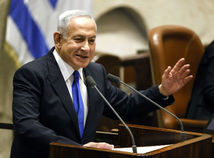 Izrael Kneset Hlasovanie Vláda Dôvera Netanjahu