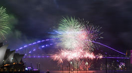 Austrália Sydney Silvester Nový rok Oslavy