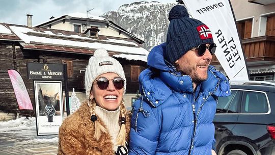 Speváčka Dara Rolins a jej partner Pavel Nedvěd...