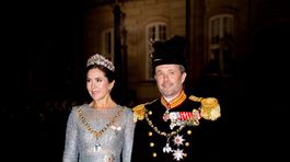 Dánska korunná princezná Mary a korunný princ Frederik