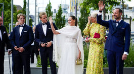 korunná princezná Mette-Marit a korunný princ Haakon