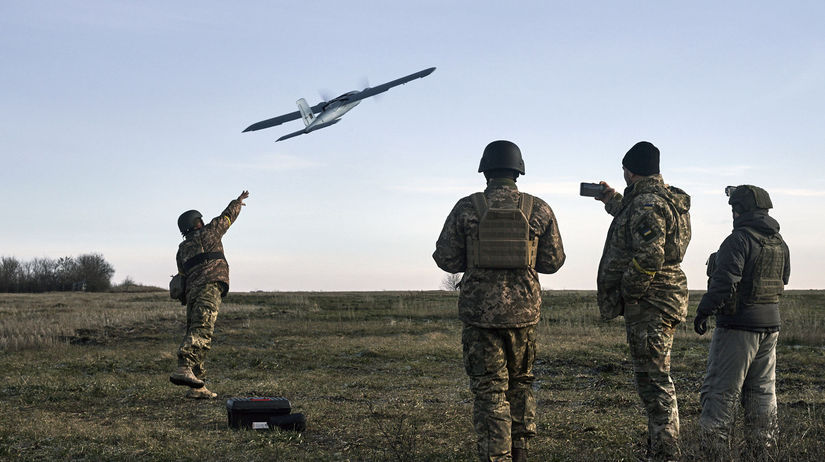 Ukrajina, Rusko, vojna, dron