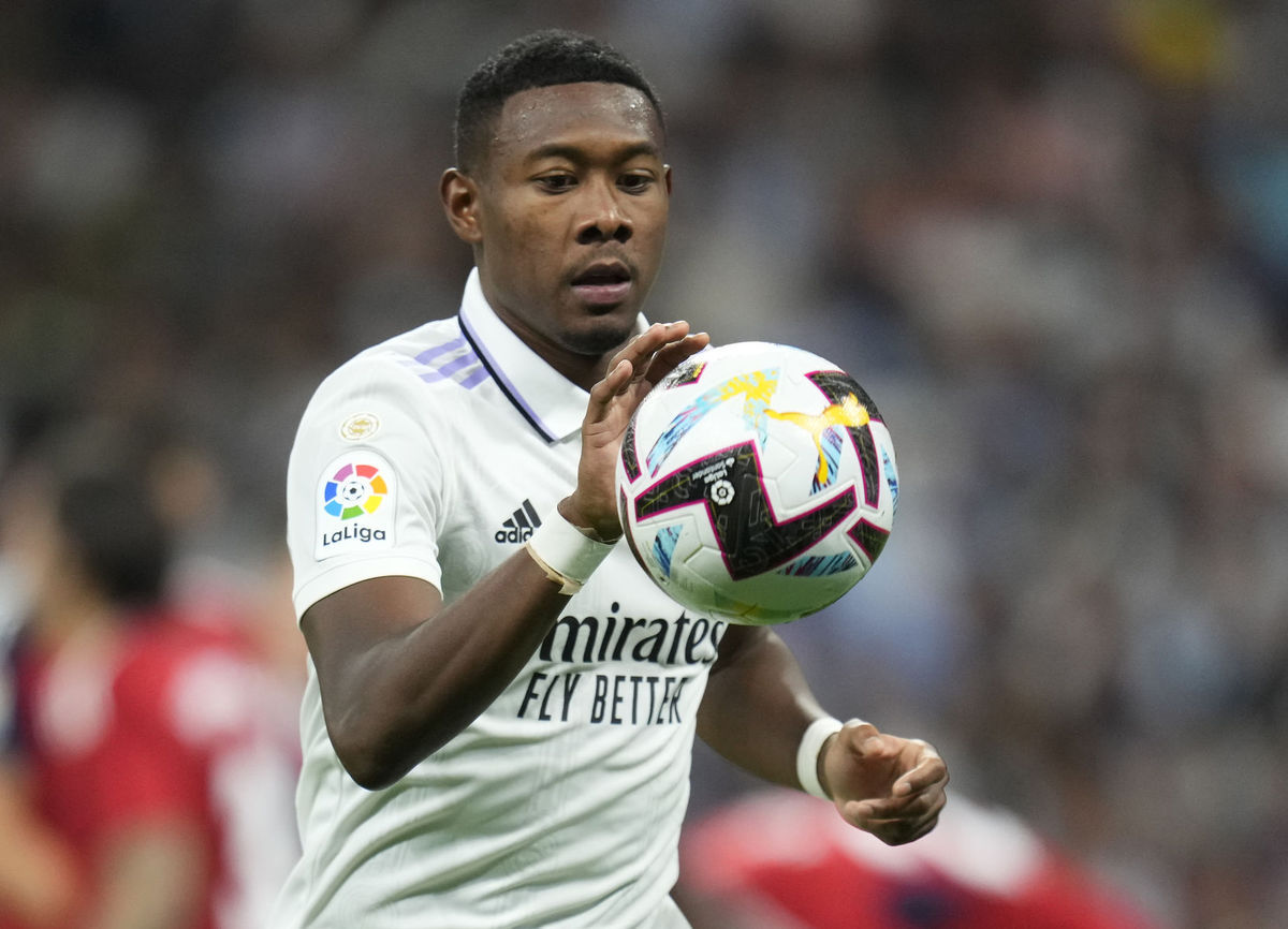 David Alaba v drese Realu Madrid.