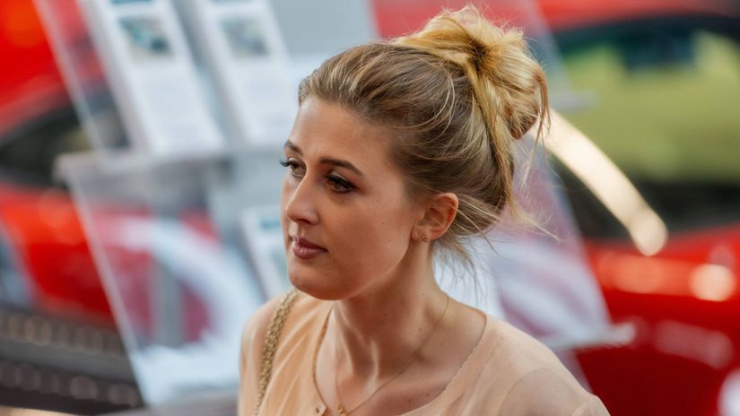 Gina-Maria Schumacherová je prvorodeným...