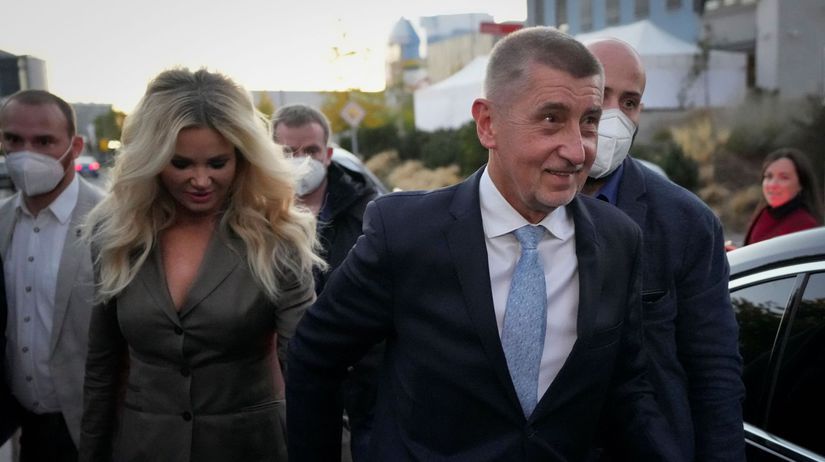 Andrej Babiš s manželkou Monikou Babišovou....