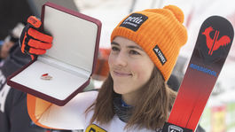 Slovinsko Kranjska Gora Šport Lyžovanie Alpské SP OS ženy