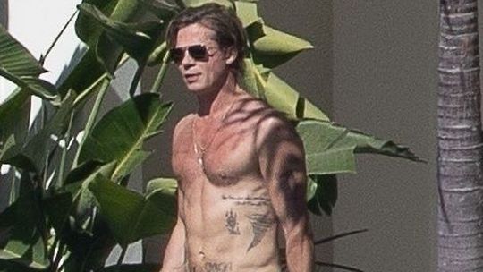 Herec Brad Pitt na dovolenke v Mexiku s novou...