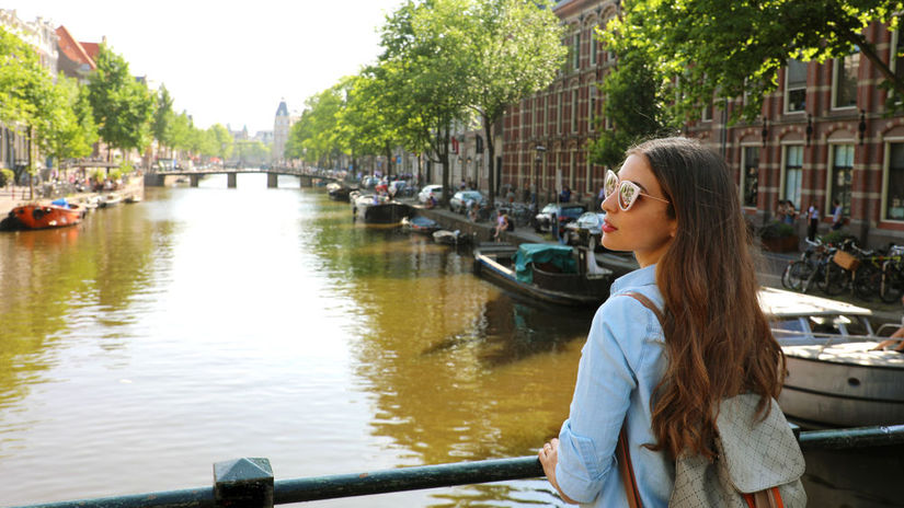 Amsterdam, Holansko, kanály, cestovanie,...