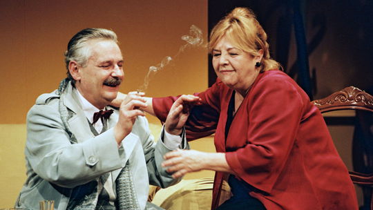 Juraj Slezáček ako Viggo a Eva Krížiková ako...