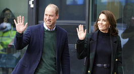 Britain Princ William a princezná Kate z Walesu