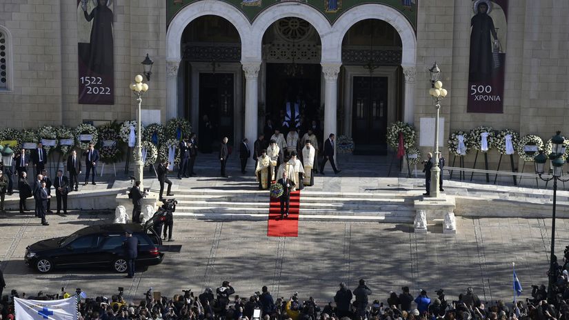 Grécko Konštantín II. pohreb