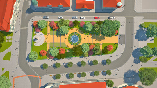 Obnova Námestia SNP - vizualizácia