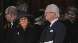 Švédsky kráľ Carl Gustaf a jeho manželka, kráľovná Silvia
