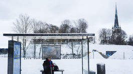 Estónsko Tallinn počasie sneh