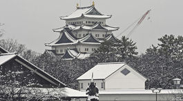 Japonsko počasie zimné sneženie
