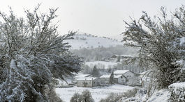 Španielsko sever počasie ochladenie sneh