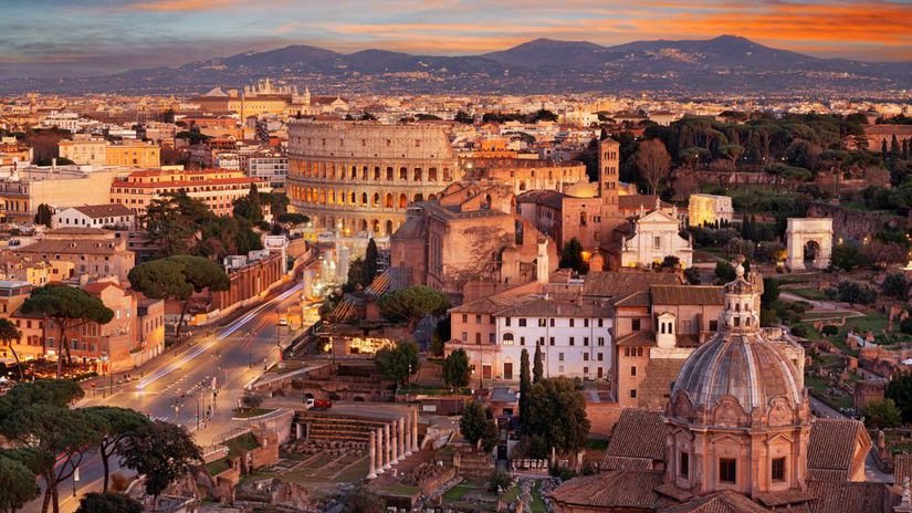 Rím, Taliansko, koloseum, Forum romanum