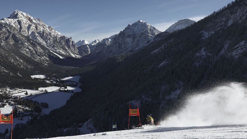 Nádherná scenéria v Kronplatzi. Na snímke...