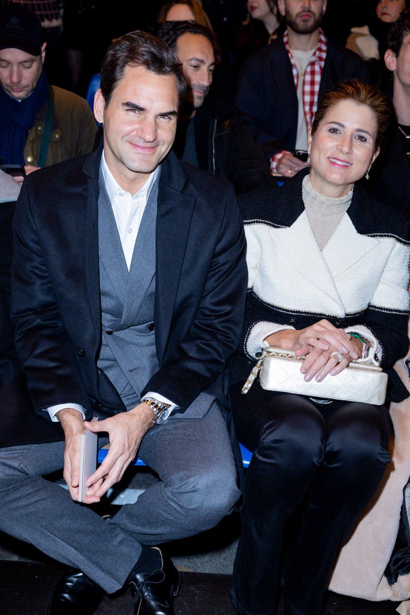 Roger Federer a jeho manželka Mirka Federerová 