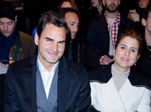Roger Federer a jeho manželka Mirka Federerová 